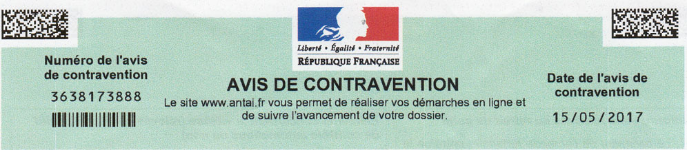 Seine-St-Denis, localiser son infraction  partir de l'avis de contravention